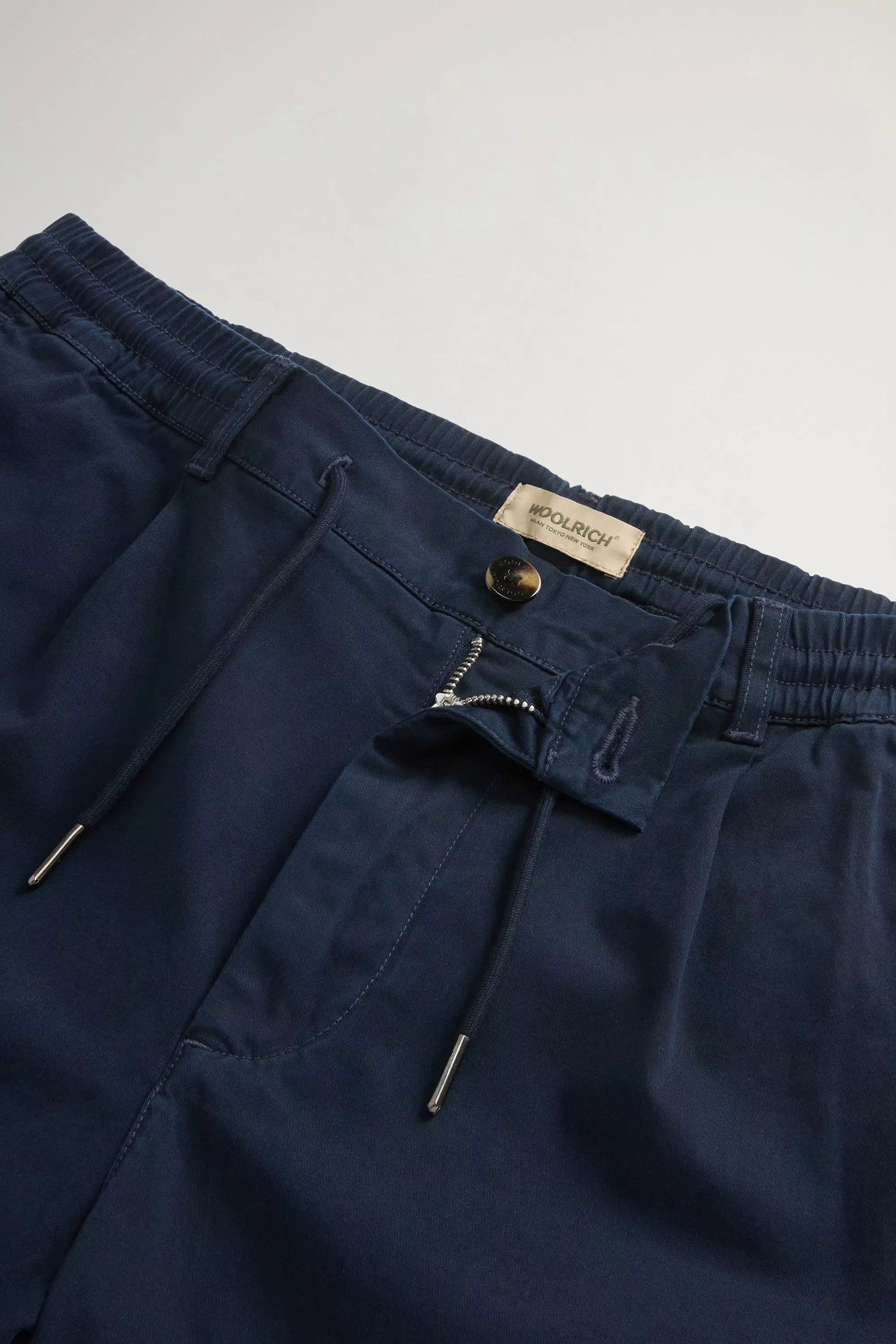 Gedüngte Milton-Hose aus Baumwolltwill - Melton Blau