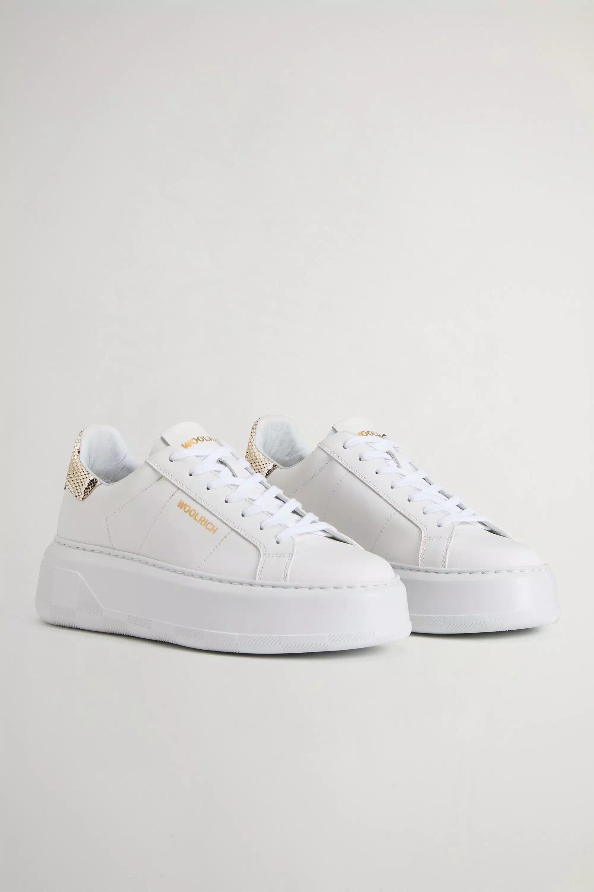 Chunky Court Leder-Sneaker - Weiß Sand