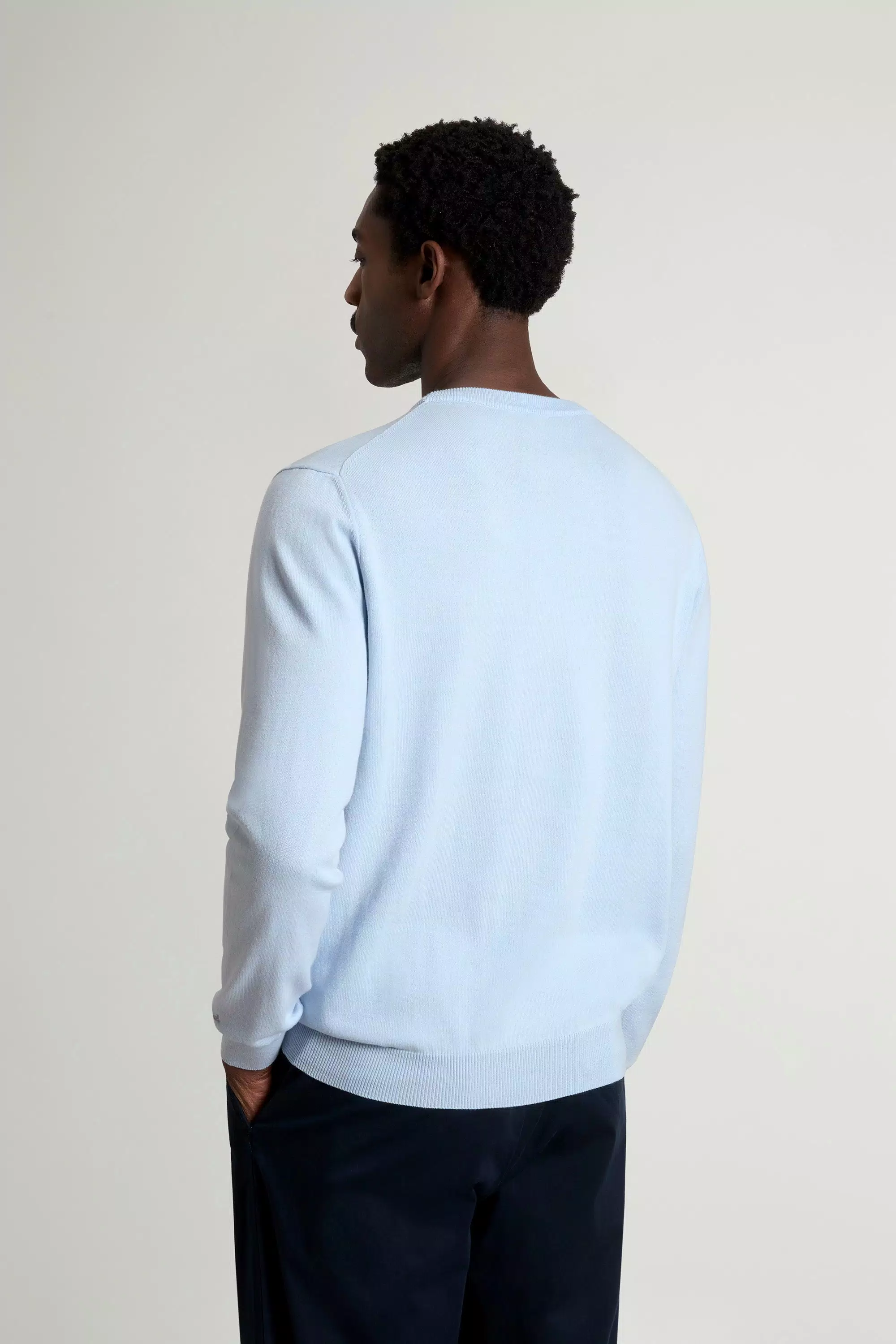 Crewneck-Pullover aus reiner Baumwolle - Flask