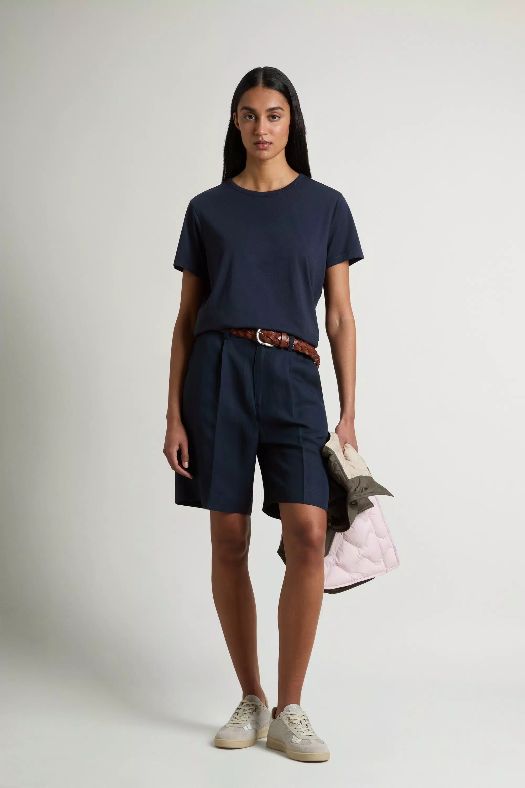 Luxe T-Shirt aus Baumwollmischung - Melton Blue