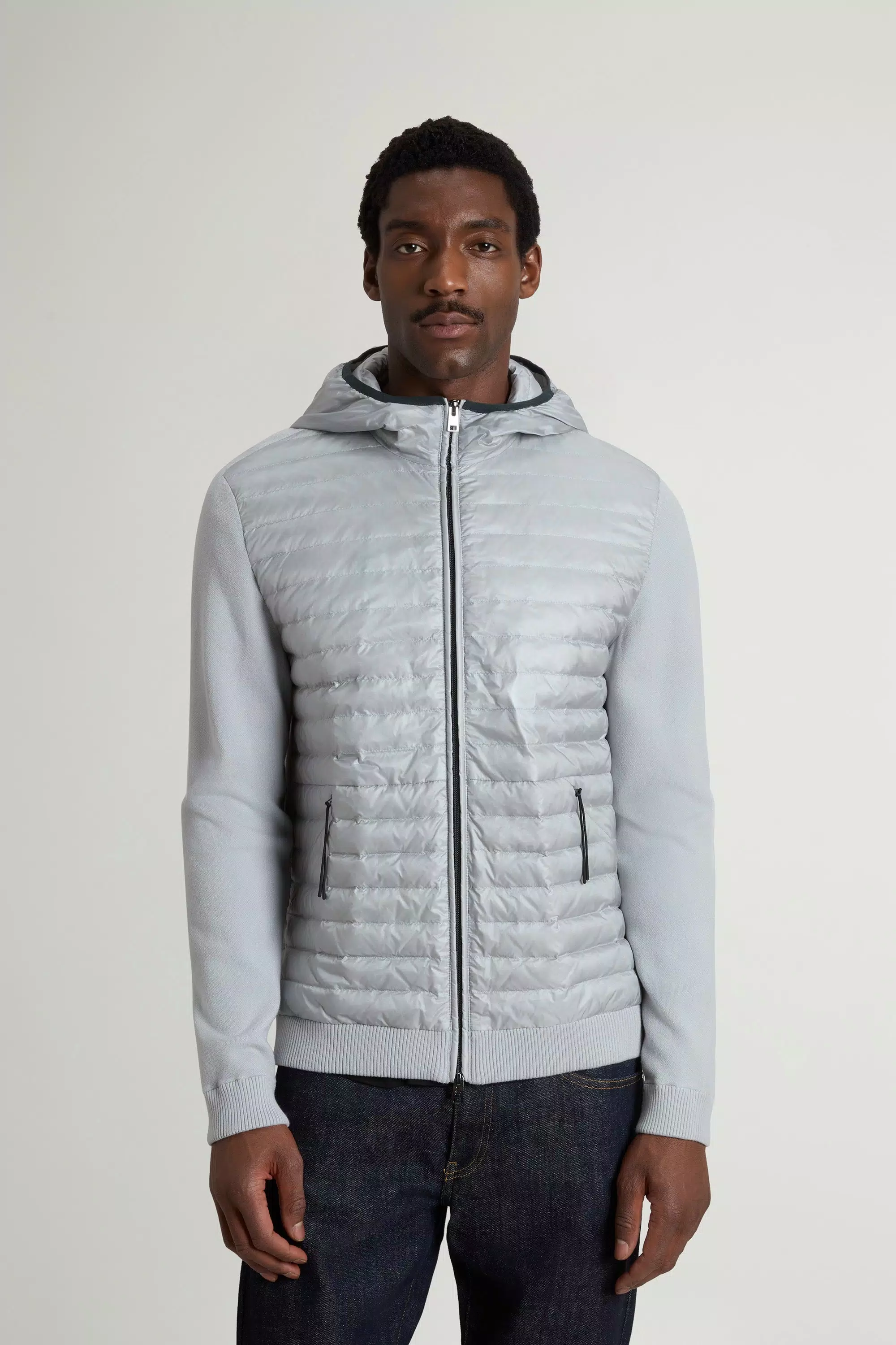 Allen Hybrid Jacke aus Ripstop-Nylon - Harbor Mist