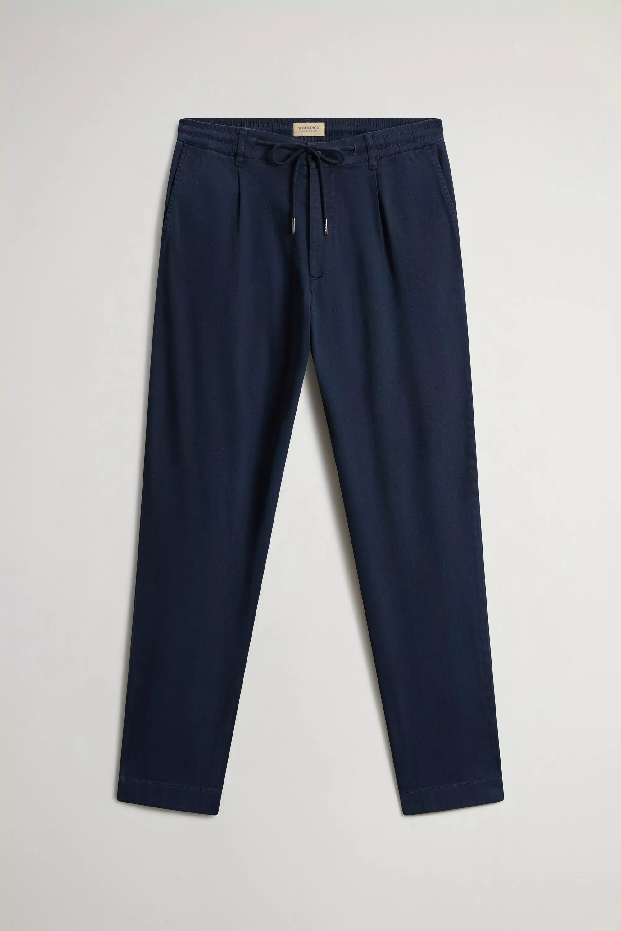 Gedüngte Milton-Hose aus Baumwolle und Leinenmischung - Melton Blue