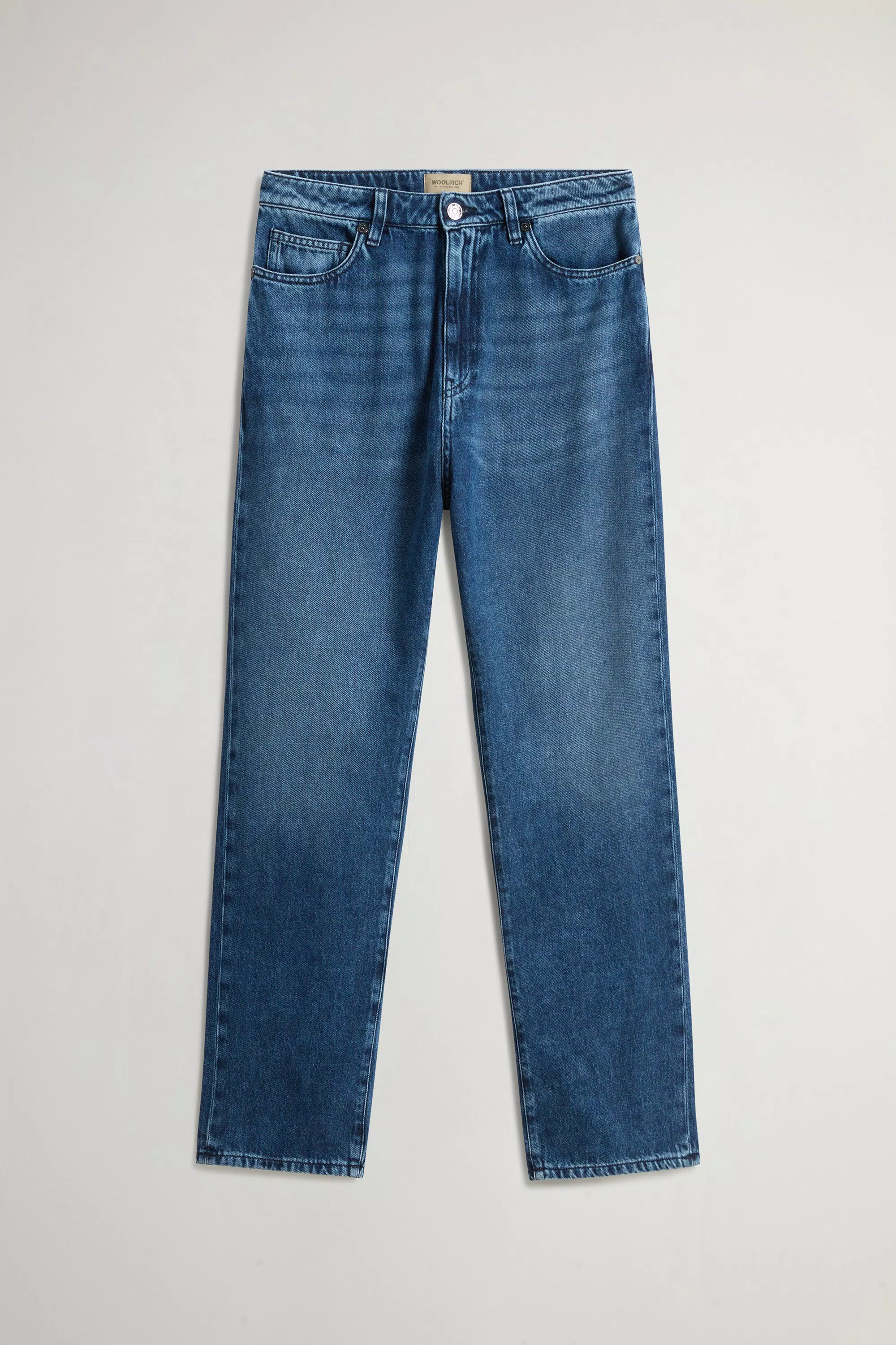 Hosen aus reiner Baumwolldenim - Melton Blau