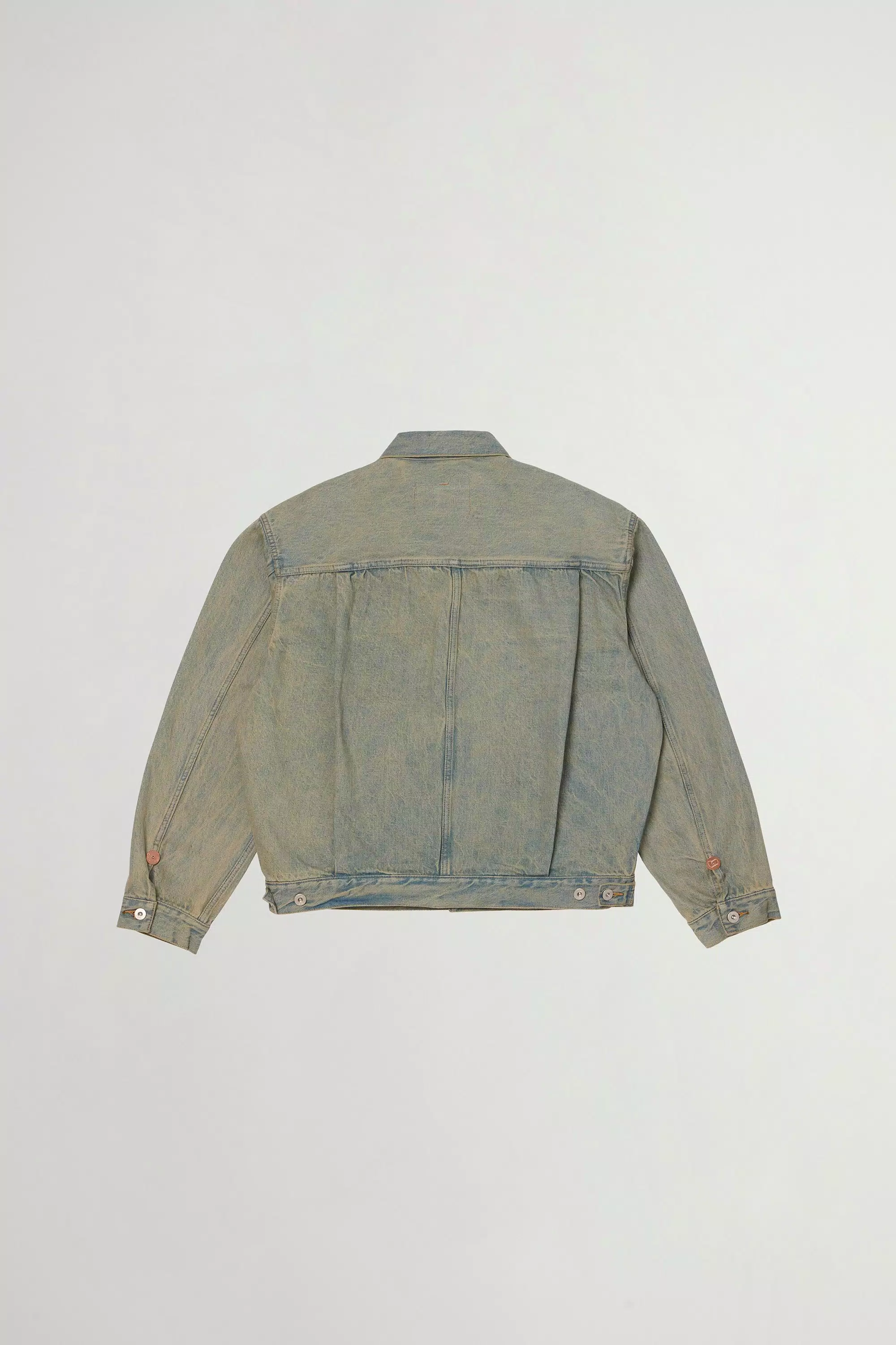 Jacke aus reiner Baumwoll-Denim - Hellblau