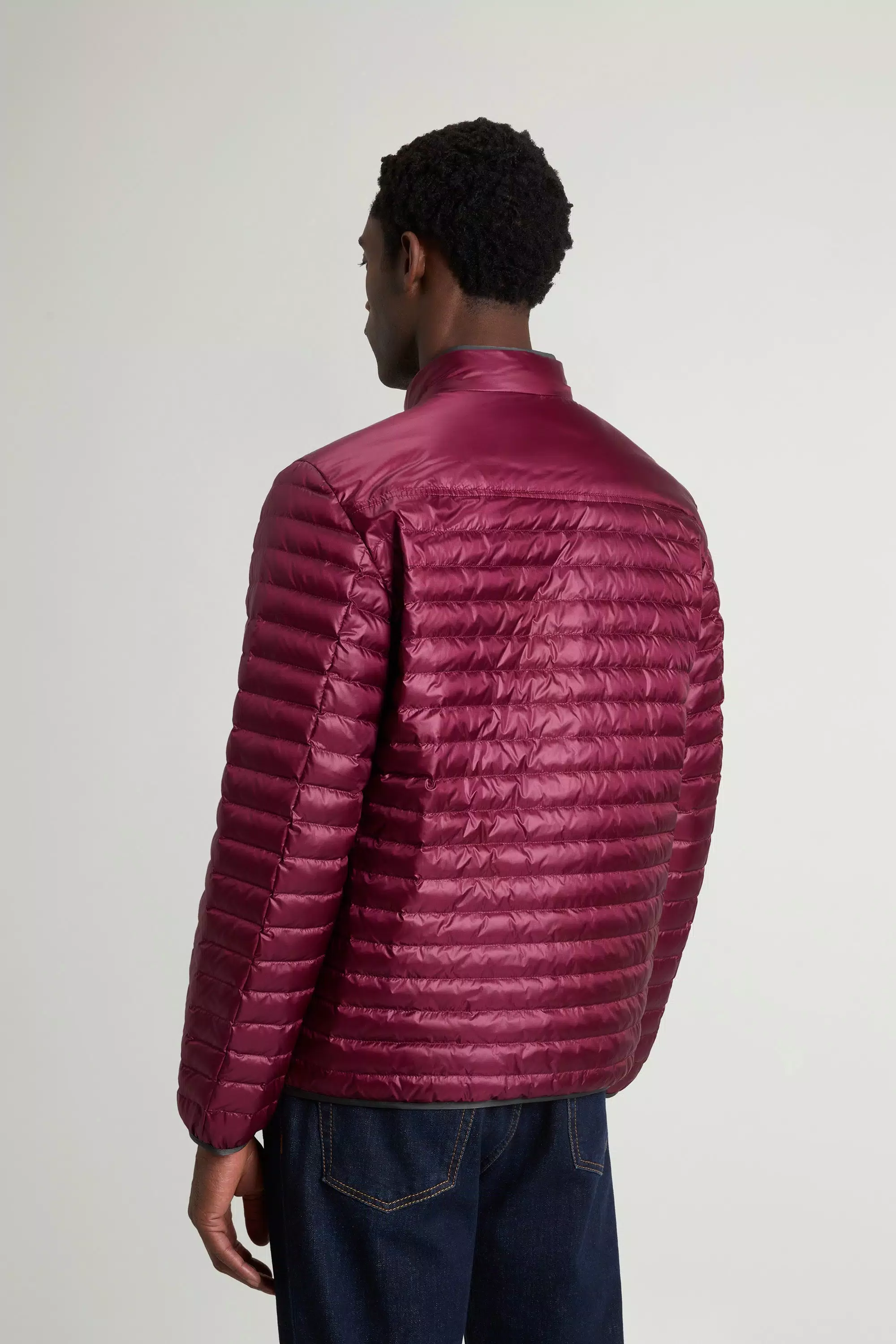 Leichter Allen-Down-Jacke aus Ripstop-Nylon - Rhododendron