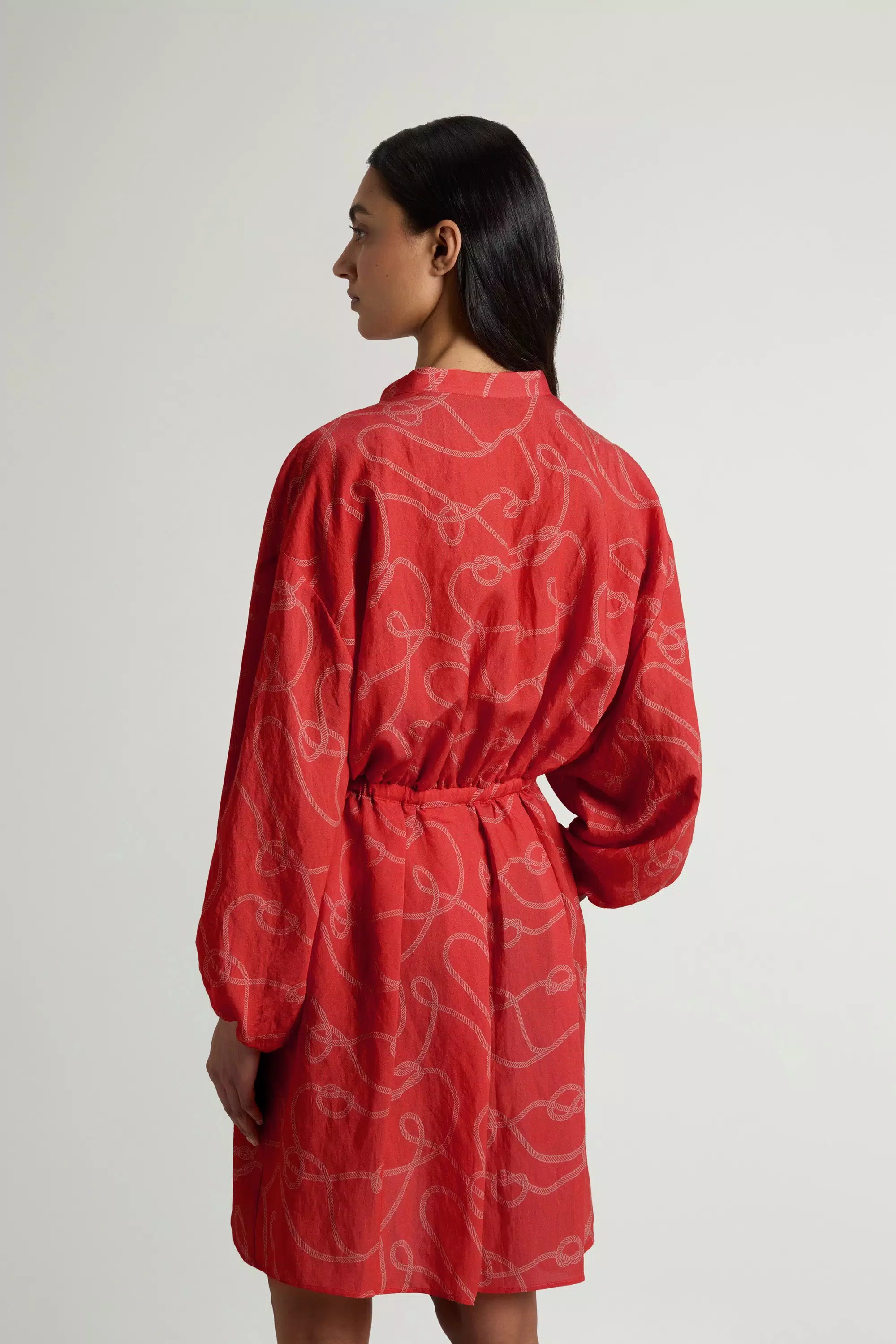 Kleid aus Lyocell-Mischgewebe - Paprika-Seil