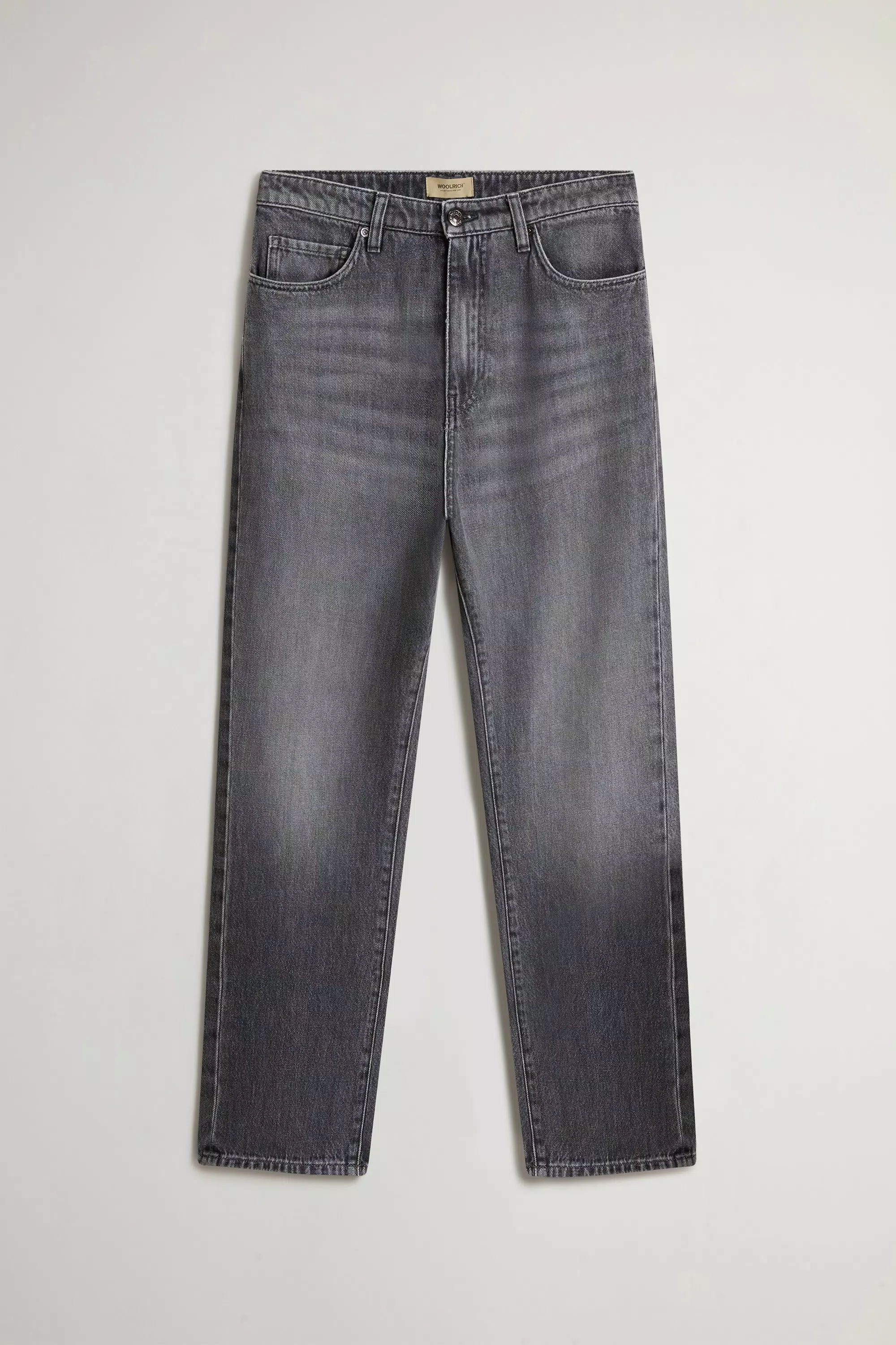 Hosen aus reiner Baumwolldenim - Asphalt