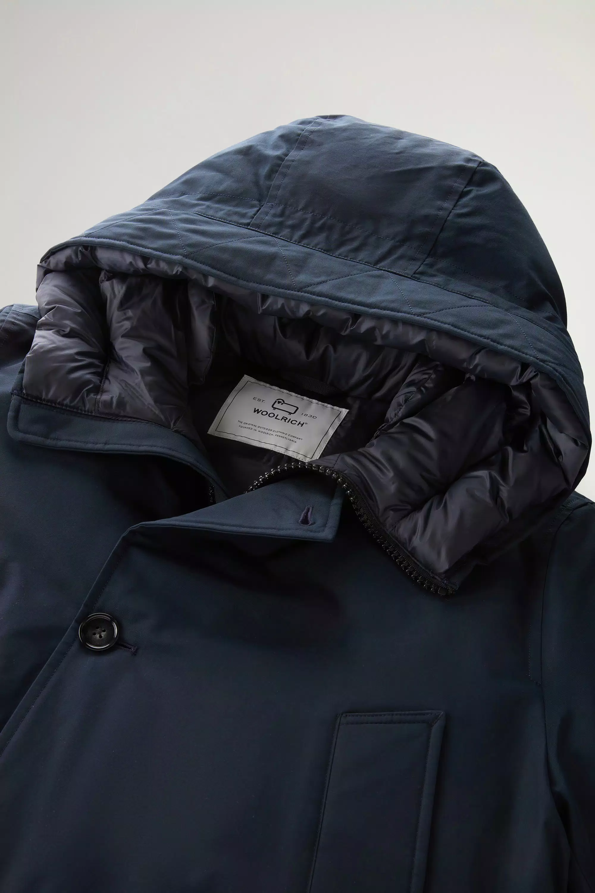 Arktischer Anorak aus Ramar-Stoff - Melton Blau