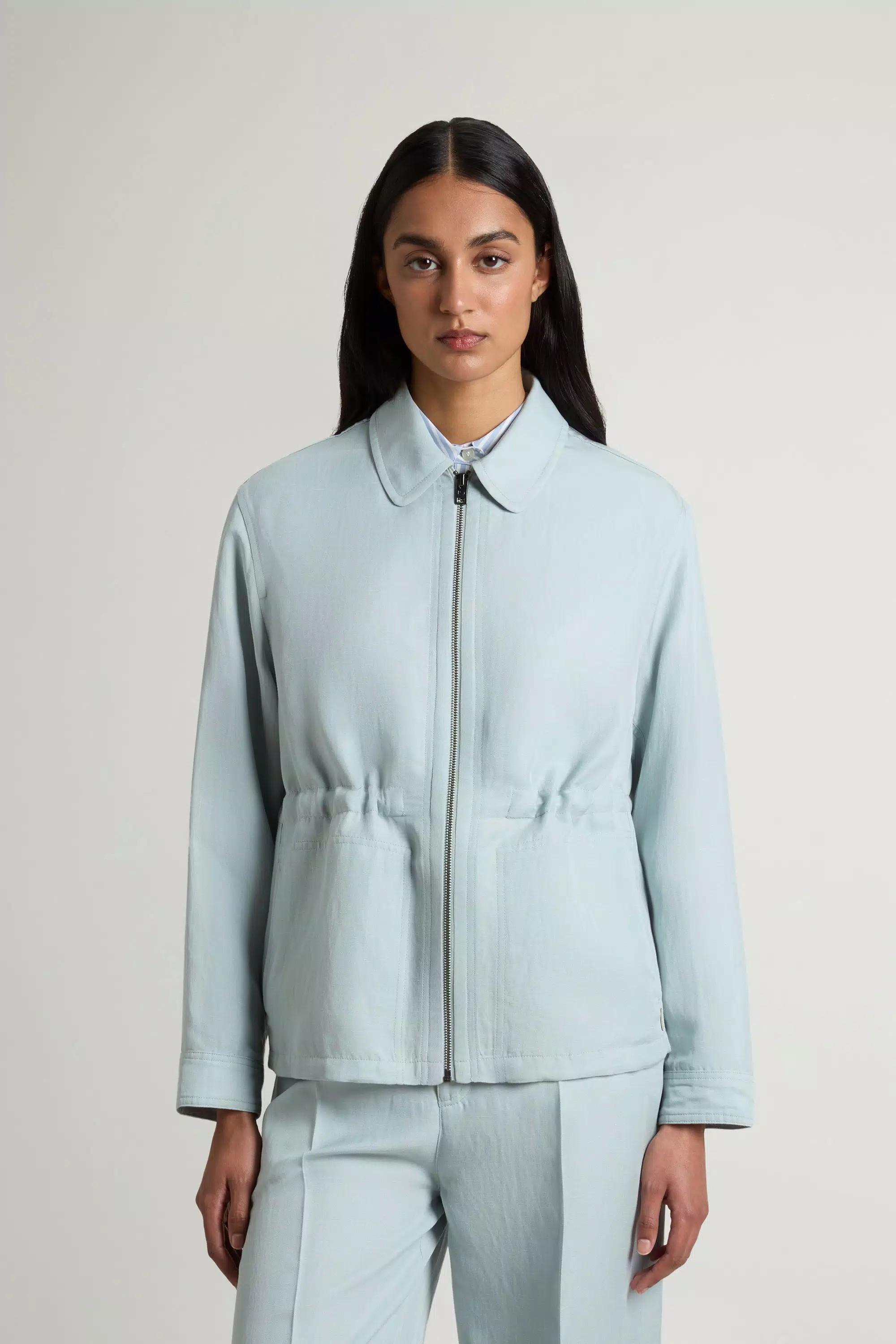 Overshirt aus Leinenmischung - Alpine Tundra