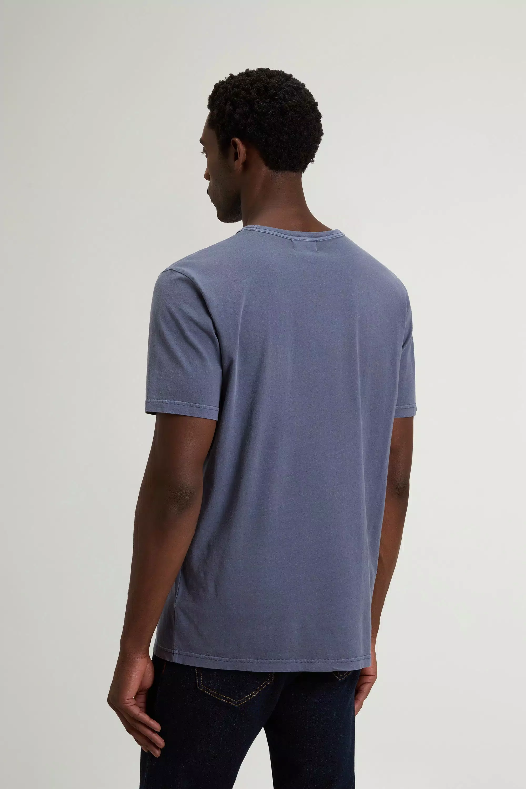 Gewebefärbbares T-Shirt aus reiner Baumwolle - Faded Grisaille